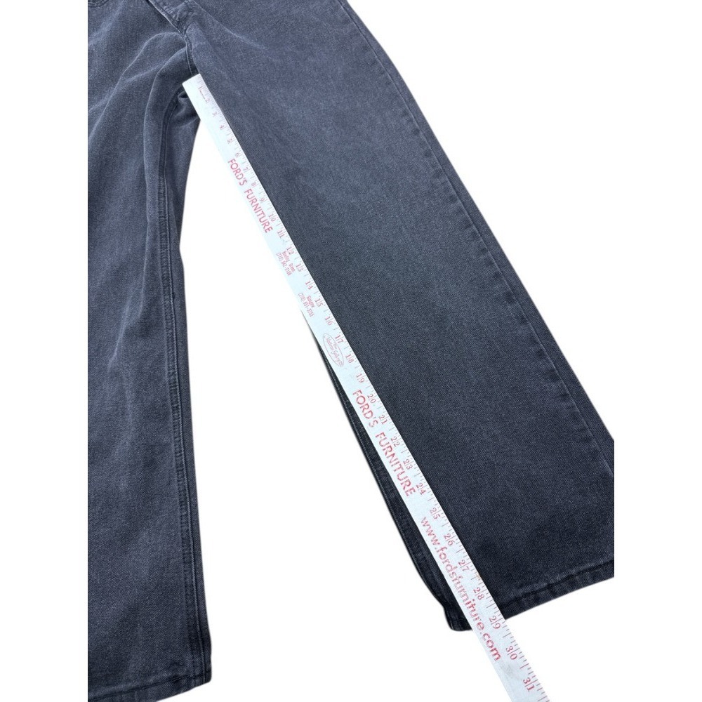 Insane Gene Crossover High Rise Straight Leg Jeans Charcoal Gray Women's Size‎ 3 - Picture 5 of 10